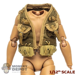 Vest: DiD 1/12th Mens Ranger Assault Vest w/Cartridge Belt