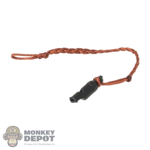 Tool: DiD Black Whistle w/Braided Cord