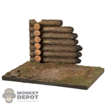 Diorama: DiD German Ground w/Log Wall