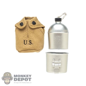 Canteen: DiD US WWII M1910 Canteen w/Cover