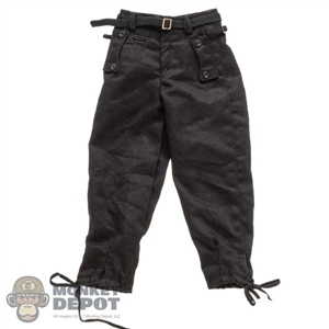 Pants: DiD Mens Black Panzer Trousers