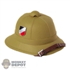 Helmet: DiD Molded German DAK Tropical Pith Helmet