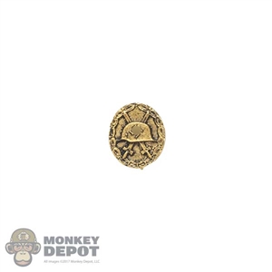 Medal: DiD German WWII Wound Badge in Silver (Real Metal)