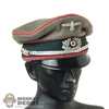 Hat: DiD Mens German General Staff Officer Visor Crusher Cap