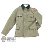 Tunic: DiD Mens WWII German Officer Field Grey Tunic
