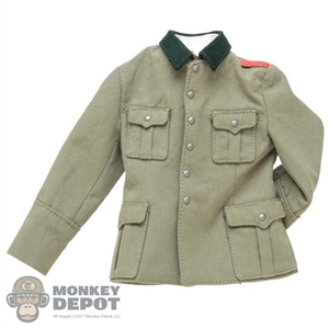 Tunic: DiD Mens WWII German Officer Field Grey Tunic