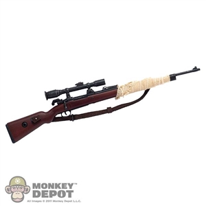 Rifle: DiD German K98 Sniper Rifle w/Scope and Cover (Wood + Metal)