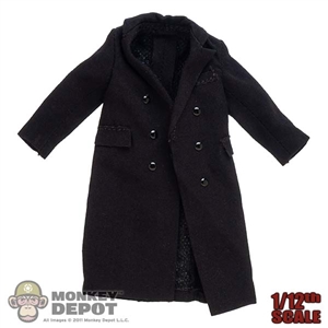 Jacket: DiD 1/12th Mens Black Overcoat