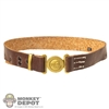 Belt: DiD Mens Brown Leather Belt w/US Buckle