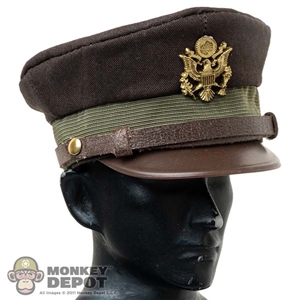 Hat: DiD Mens WWII US Army Officers Service Cap