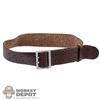 Belt: DiD Mens German WWII Brown Leather-Like Belt