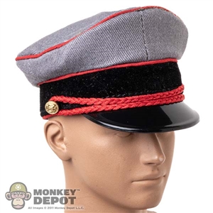 Hat: DiD Italian WWII Gray Visor Cap