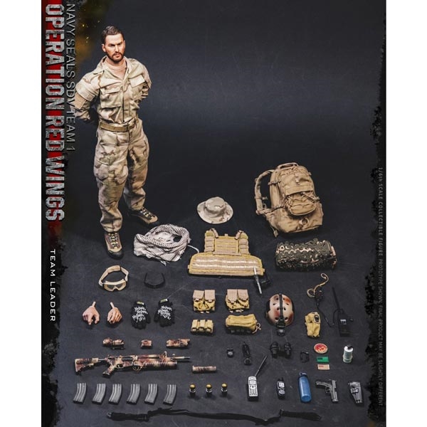 Boxed Figure: DamToys Operation Red Wings NAVY SEALS SDV Team 1 Team Leader  (78069)