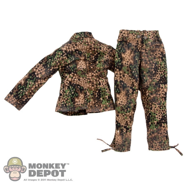 Monkey Depot - Uniform: DamToys German WWII M44 Pea Dot Camo Weathered