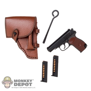 Pistol: DamToys Makarov PM w/Holster & Cleaning Rod