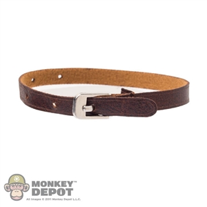Belt: DamToys Brown Leatherlike Belt