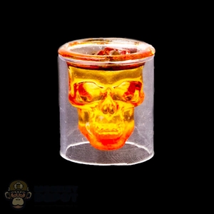 Cup: DamToys Skull Glass w/Ice