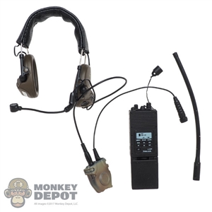 Radio: DamToys PRC 148 MBITR w/Peltor Comtec II Headset