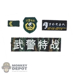 Insignia: DamToys Chinese People's Armed Police Force Snow Leopard Commando Unit Team Member Patch Set
