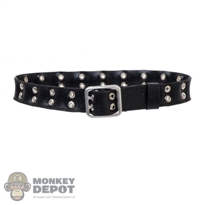 Belt: DamToys Mens Black Military Belt