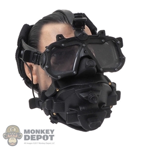 Mask: DamToys Mens MK II Full Face Mask Through Water Transceiver