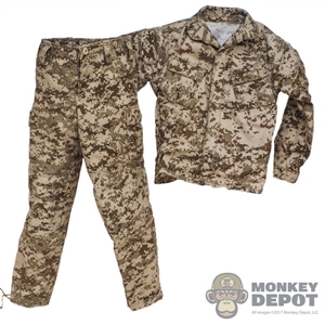 Uniform: DamToys Mens Desert Marpat MCCUU Uniform