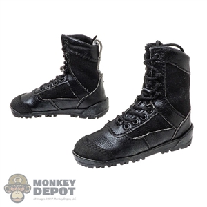 Boots: DamToys Mens Black Viper Byteks