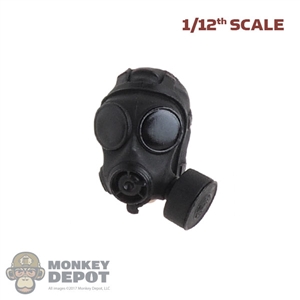 Head: DamToys 1/12th Head w/Black Balaclava & Gas Mask