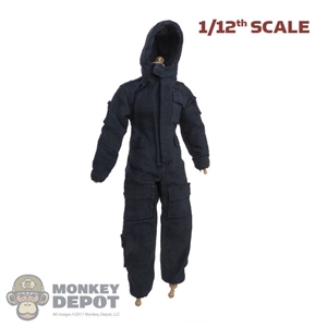 Uniform: DamToys 1/12th Mens Blue Coverall w/Hood