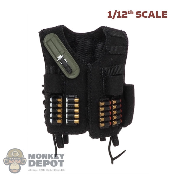 Monkey Depot - Vest: DamToys 1/12th Mens SAS Tactical Vest w/Shotgun Shells  & Knife (READ NOTES)