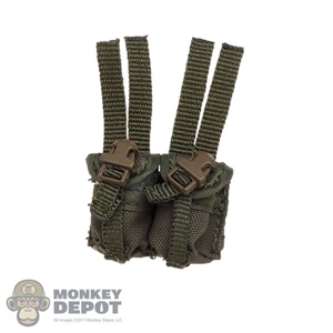 Pouch: DamToys MOLLE OD Green Double Grenade Pouch