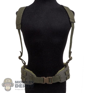 Belt: DamToys OD Green Tactical MOLLE Belt w/Harness