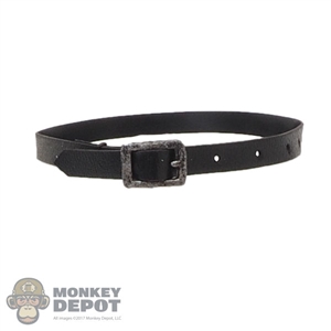 Belt: DamToys Mens Thin Black Belt