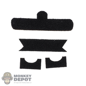 Tool: DamToys Black Helmet Velcro Set