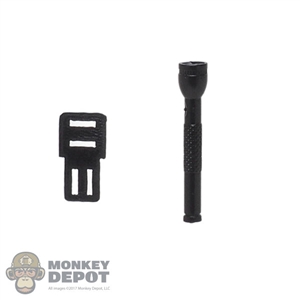 Light: DamToys 1/12th Black Tactical Flashlight w/Holster