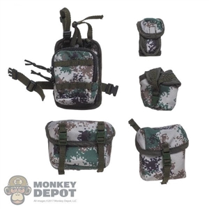 Pouch: DamToys 5 Piece Type 7 Camo Pouch Set