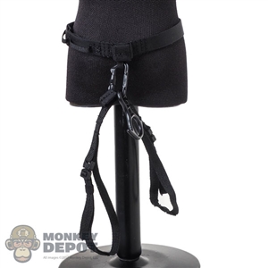 Belt: DamToys Black Mens Tactical Rappelling Harness