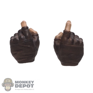 Hands: DamToys Mens Molded Brown Fingerless Weapon Grip