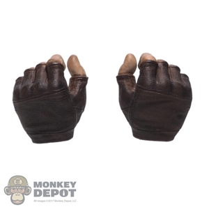 Hands: DamToys Mens Molded Brown Fingerless Holding Grip