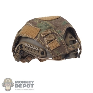 Helmet: DamToys Mens FAST Helmet w/Multicam Cover