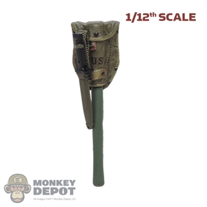 Shovel: DamToys 1/12th Molded M1956 Entrenching Tool w/Cover + Knife