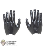 Hands: DamToys Mens Solid Black Bendy Hands