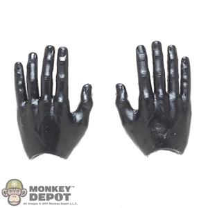 Hands: DamToys Mens Solid Black Bendy Hands