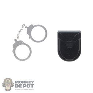 Cuffs: DamToys Handcuffs (Does not open)