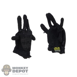 Gloves: DamToys Mens TAC Black Cloth Gloves