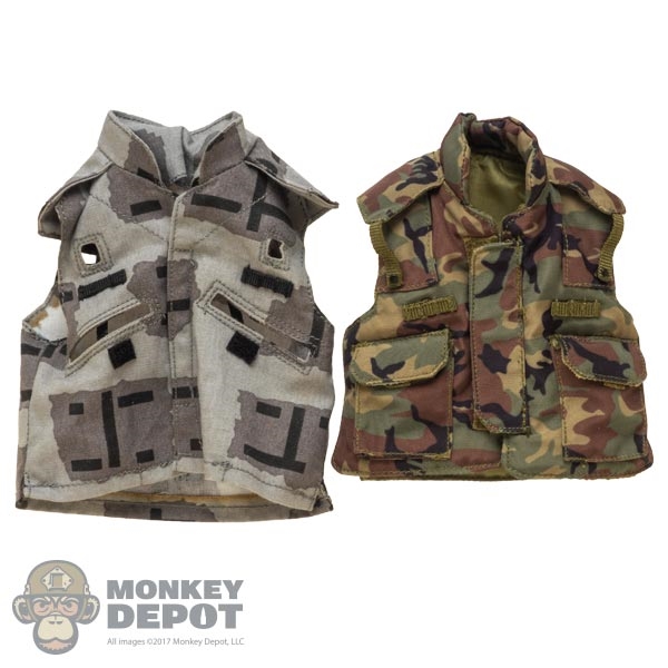 Monkey Depot - Vest: DamToys Mens PASGT Protective Vest w/Urban Camo Cover