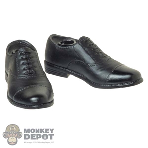 Shoes: DamToys Mens Black Molded Dress Shoes