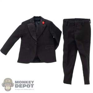 Suit: DamToys Mens Black Large Tuxedo Suit
