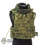 Vest: DamToys Mens 6B45 MOLLE Armor Vest (Digital Flora)