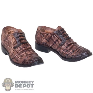 Shoes: DamToys Mens Molded Snake Skin Shoes